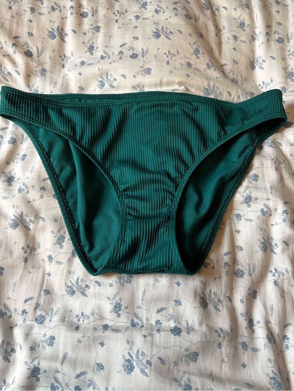 Hollister Green Ribbed Bikini Bottoms